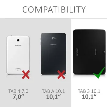 Case for Samsung Galaxy Tab 3 10.1 Colių P5200 P5220 P5210 GT-P5200 Tab3 10.1 Padengti 