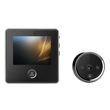 LCD Ekranas, Elektroninė Durų Viewer Bell IR Naktį, Durų Fotoaparato Nuotraukų Įrašymas Skaitmeninis Durų Viewer Smart Akutė Doorbell