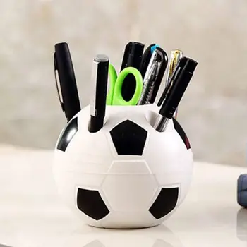 Naujų Namų Puošybai Darbalaukio Saugojimo Pen Stovo Futbolo Formos Įrankis Animacinių Filmų Futbolo Rašiklio Laikiklis Pieštuku Šildantys