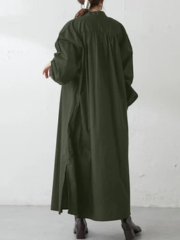 Vasarą Naujos Suknelės Moterims 2023 korėjos Mados Kietas Komfortą PRARASTI Derliaus Ilgos Suknelės Atsitiktinis Negabaritinių Streetwear Skraiste