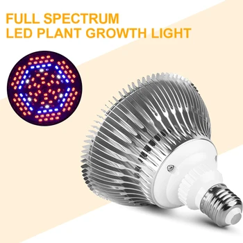 Visą Spektrą Augalų Auga Lempos Taurės Patalpų Užpildyti Saulės 5730 Chip AC85-265V Išvengti Nesveiko Augimo E27 E14 LampBase