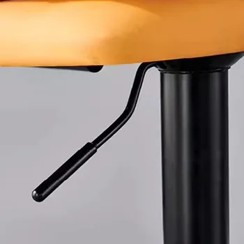 Šiaurės Kavos Baro Kėdės Minimalistinis Sidabro Barbershop Aukštos Baro Kėdės Metalo Virtuvės Cadeiras De Jantar Modernūs Baldai